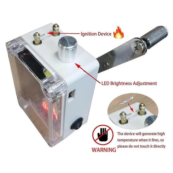 Handgenerator USB-laddning Bärbar DIY Campingutrustning Utomhustillbehör Nödverktyg