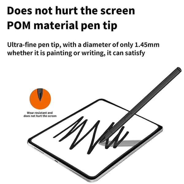 [LCS]EMR Stylus Penn for Remarkable 2 Touch Pencil with Eraser 4096 Sensitivity Palm Rejection with 3 Pen Black