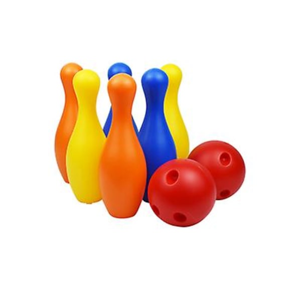 Barn bowling plastleksaker dagis fritid sport underhållning 19/22CM bowling set