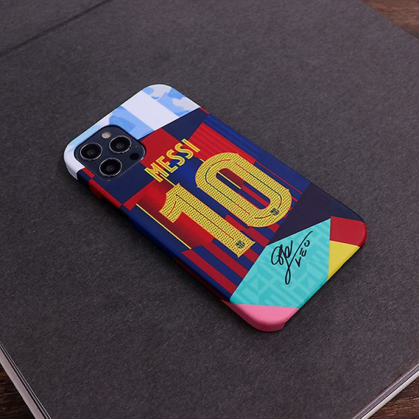 Barcelona Messi Karriär Tröja Sömmar Iphone78xsmaxr 6s11 12proplus Mobiltelefon Skal For iPhone 12Pro Max