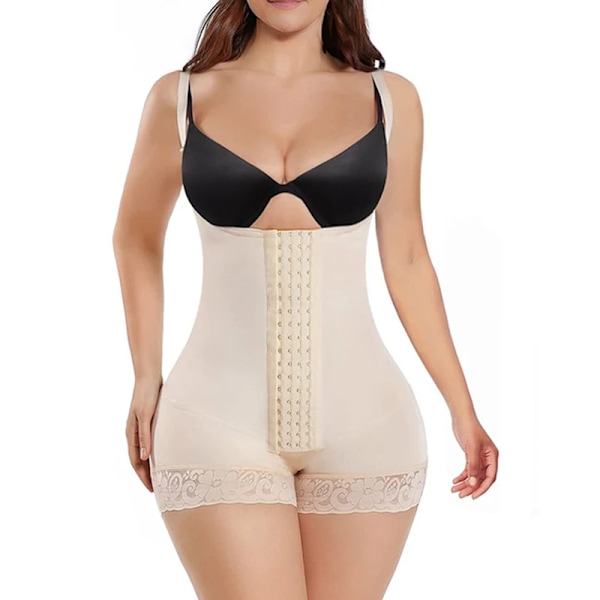 Kvinnor Postpartum Fajas Original Colombiansk Girdle Korsett Kirurgisk Girdle för Daglig och Postoperativ Slimming Wrap på Maghuden Skin XXXL