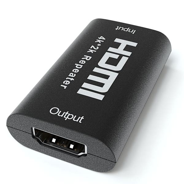 4k Hdmi Repeater Signal Amplifier Uhd 2160p 3d 1080p Aluminium Upp Till Max 40m