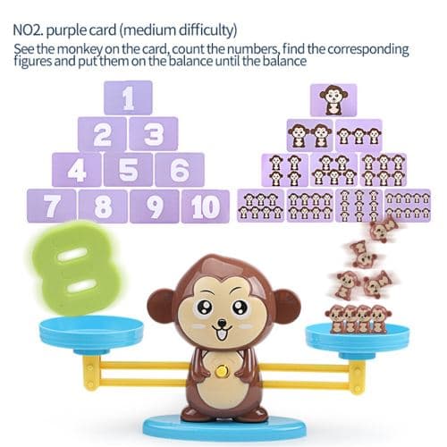 [LCS] Monkey Balance Game Learning Scale Weight Barn Kids Intelli