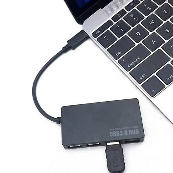 3.0 High Speed 4 Port USB Hub Desktop PC Laptop Multi Splitter Udvidelse