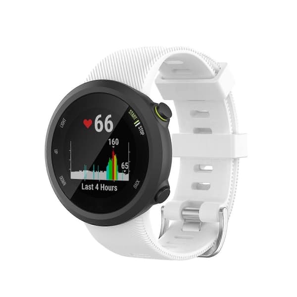 [LCS] Garmin Forerunner 45 / Forerunner 45S silikonihihna White