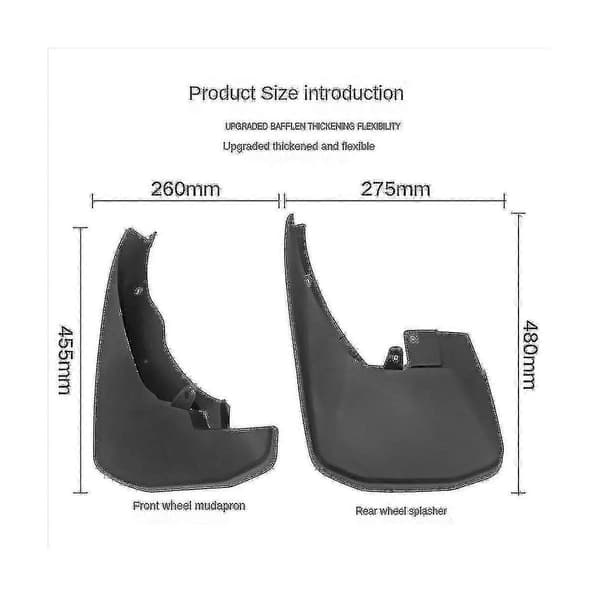 Bil Mudder for Navara D40 2005-2016 Klap Stænklapper Mudflap Tilbehør
