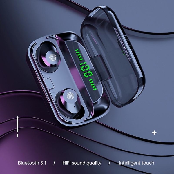 Bluetooth Headset Trådlöst Binaural Sport Mini Vattentätt In-ear