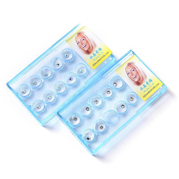 10 kpl Kristallihammaskoristeet Korut Hammaslääketieteelliset Suun Hammaskivet White