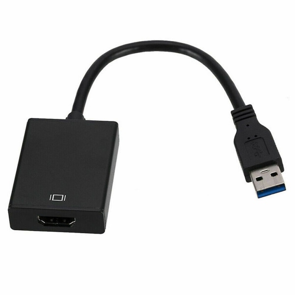 För PC Laptop HDTV LCD TV Konverterare HD 1080p USB 3.0 till HDMI Videokabel Adapter