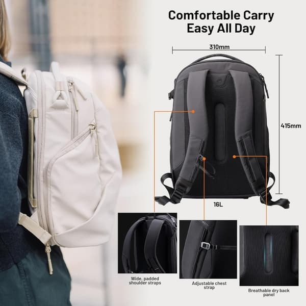 [LCS]16L Drone/Camera Backpack - Lightweight, Waterproof Outdoor Bag Grøn