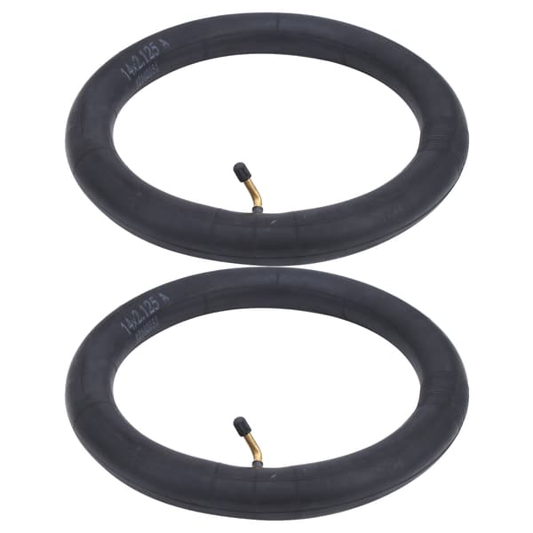 [LCS] 2 stk. butylgummidæk med bøjet ventil til foldecykel 14x2,125 tommer 0.4
