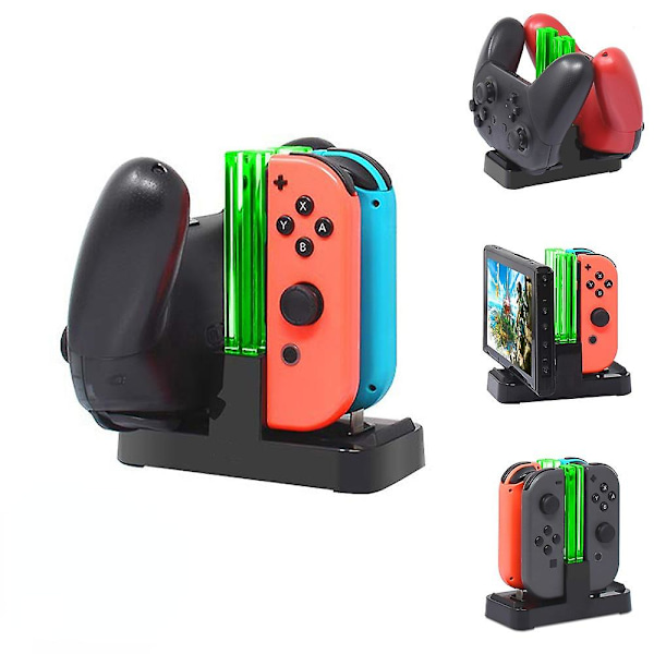 Laddstation för Joycon Nintend Nintendo Switch Handkontroll Laddare Dockningsstation Nintendo Switch