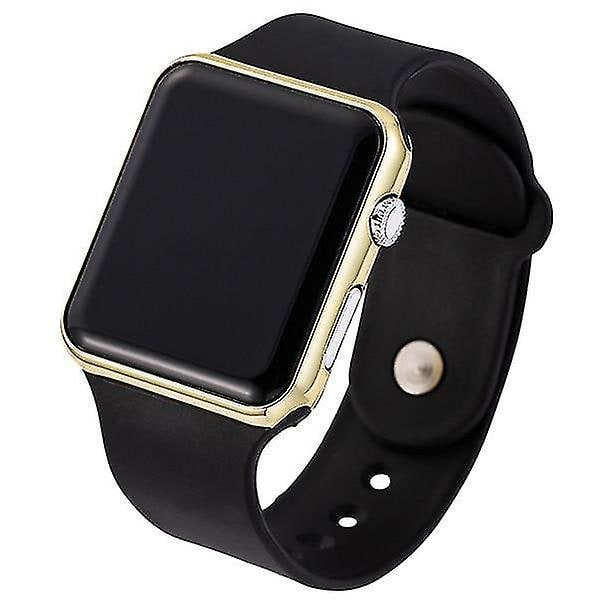Herre LED Digitalure Dame Sport Silikone Militær Digital Armbåndsur (A)