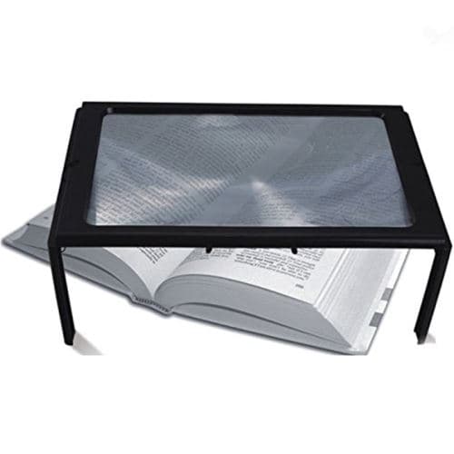 [LCS] Stor A4 Fuld Side Håndfri Forstørrelsesark 4 LED Forstørrelsesglas N