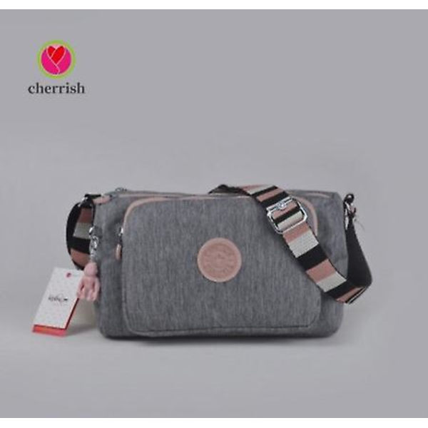 Kipling Lyxväska Vattentät Kiple Ryggsäck Dam Carteira Med Nyckelring Handväska Empalme De Color Gris