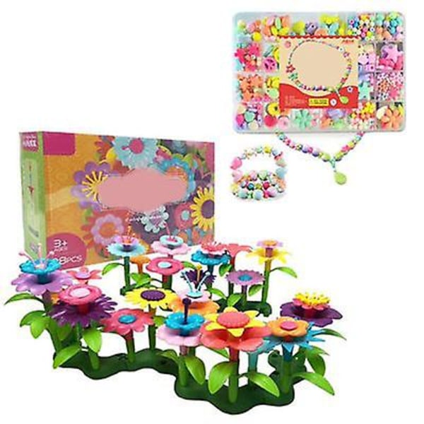DIY Håndlavede Blomsterarrangement Legetøj 98 PCS and Beads