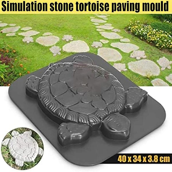 Puutarhakilpikonna Muotti Tortoise Laattamuotti Polkukivien ja Polkujen Tekemiseen