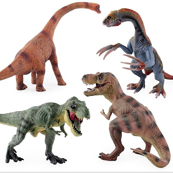 Jurassic World Figurer Simulerings Dinosaurmodell, Sigddrage, Tyrannosaurus, Brachiosaurus