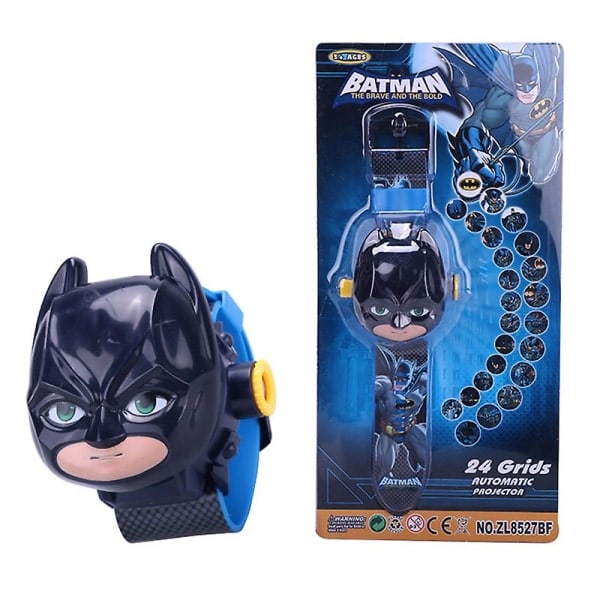 Barnleksaker Klocka Actionfigur Avengers 3 Spiderman Hulk Ironman Figur Modell Leksaker Elektronisk Batman