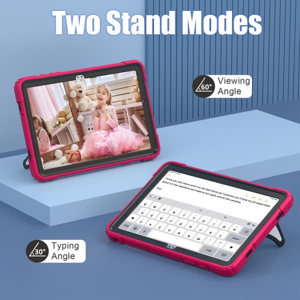 [LCS]Samsung Galaxy Tab A9+ / A11+ Spider Silikon Hybrid PC Støtsikkert Deksel Jordgubbssvart