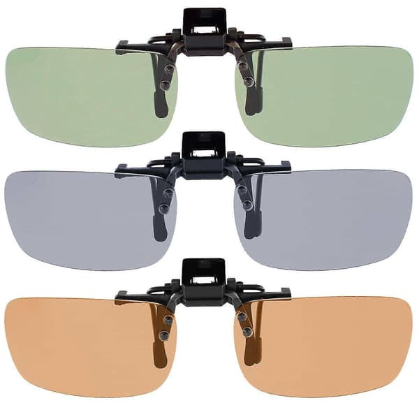 [LCS] Icke-polariserade clip-on glasögonadaptrar Grey One size