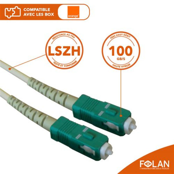 Fiberoptisk kabel Livebox Orange 15m - Optisk patch