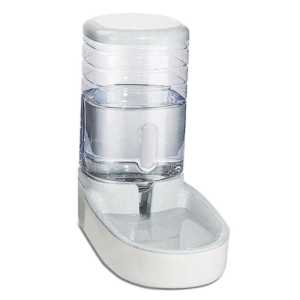 Kæledyr Katte Hunde Automatisk Vanddispenser 3,8 L Eller Foderautomat Kæledyr Automatisk Foderautomat Drinking Water Gray