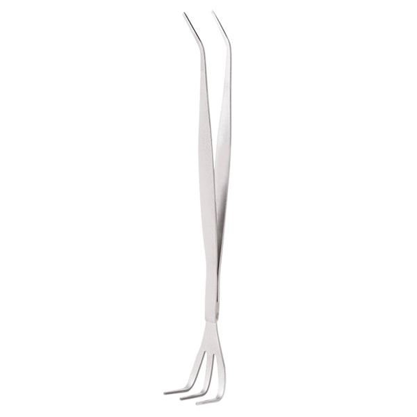 2-in-1 Ruostumattomasta teräksestä valmistettu juuriharava Bonsai-pinsetit Maataloustyökalu ergonomisella kahvalla 0.1