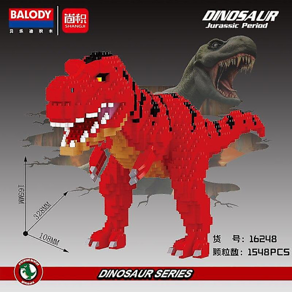 1457+ stk. 16089 16088 mini klodser grøn dinosaur bygge legetøj klassisk model jurassic park figur legetøj hjemme sjovt spil 16248 no box