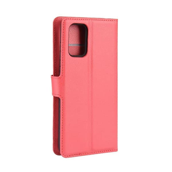 [LCS] Magnetisk lær Litchi Skin-deksel til Samsung Galaxy S20 FE 4G FE 5G S20 Lite S20 FE 2022 - Svart Multicolor Red