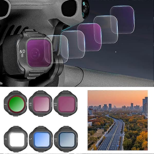 Til Dji Mini 5 Pro Drone Kameralinsefiltre 3PCS set