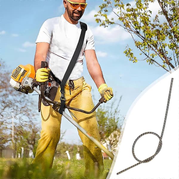 [LCS]2-pakning 89 cm fleksibel drivakselkabel for gressklipper trimmer reservedeler Multi 89.00X0.80X0.70CM