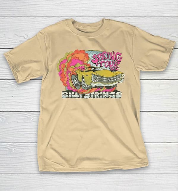Billy Strings Spring Tour 2025 Bandplakat Gave til fan S til 3XL T-skjorte TS3256 L