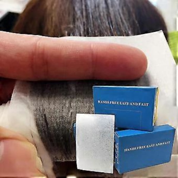 Farfi 300 st/förpackning Permanent Papper Engångs Återanvändbar Universal Multifunktionell Portabel Frisörverktyg Pro