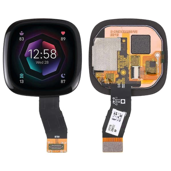 Kosketusnäyttökokoonpano Fitbit Sense 2:lle, täydelliset komponentit