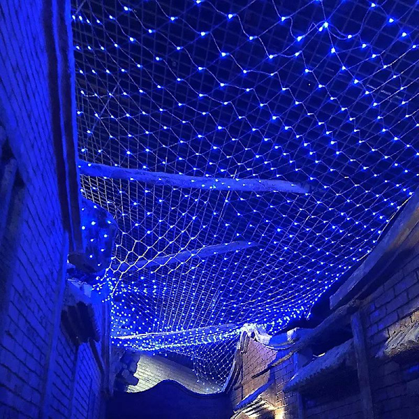 3*2m LED Net Lys Udendørs Vandtæt Fiskenet Lys Juledekoration Amerikansk Standard Britisk Standard Europæisk Standard Hotel Bryllup Dekoration