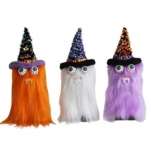 Halloween-koristeet Aavehammasnukke Kääpiövampyyri Seisova Asento purple