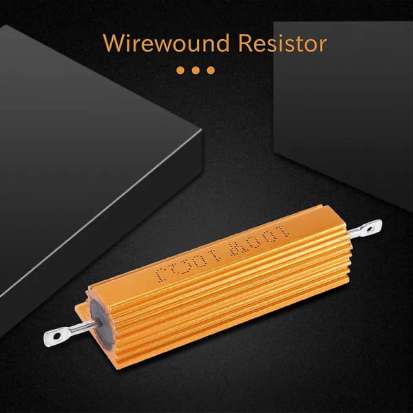 Guld aluminium beklædt effektmodstand modstand 100W, 10 Ohm 10R