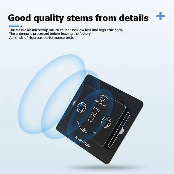 Maple Wireless 2.4GHz 9dBi retningsbestemt antenne SMA WLAN WiFi forstærkningsantenne til Radiomaster Radio Controller TX-modul Black