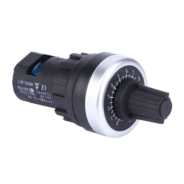 LA42DWQ Högprecisionspotentiometer med variabel hastighetsjustering, enkelvarv, 22 mm, 5K