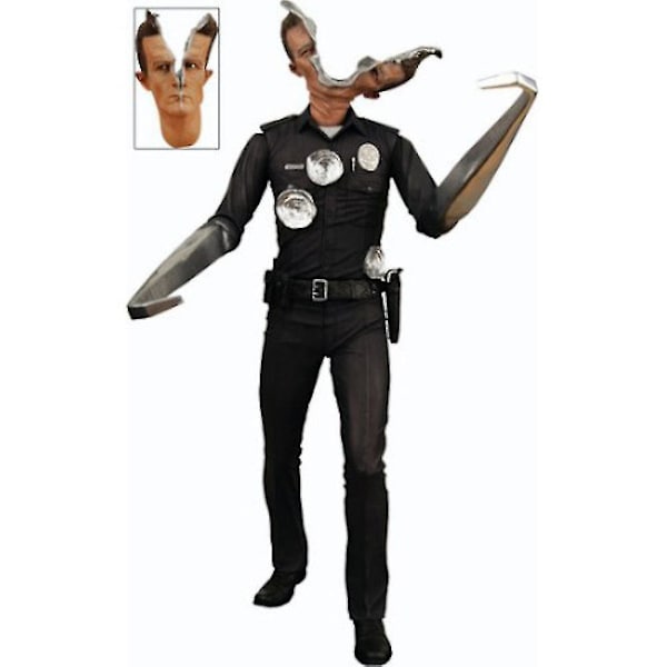Terminator Första Generationen Arnold Schwarzenegger T800 Headshot Modellfigur