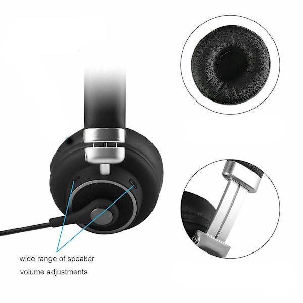 Bluetooth 5.0 Trådløse Støjreducerende Hovedtelefoner Enkelt Headset Lastbilchauffør