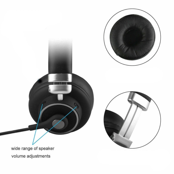 Bluetooth 5.0 Trådlöst Brusreducerande Hörlurar Enkelt Headset Lastbilschaufför