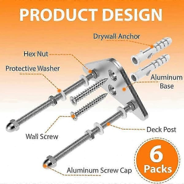Väggförvaring och display för skateboarddeck med 10-pack skateboardväggfäste och hållare Silver