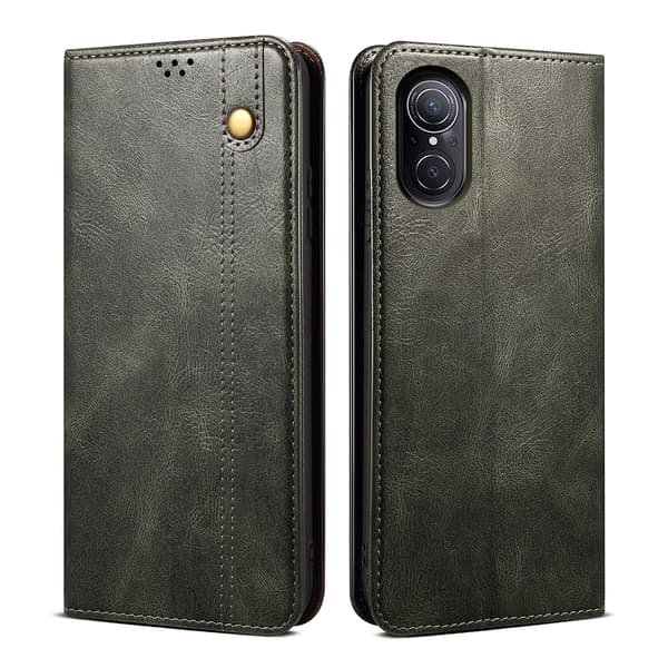 [LCS]Läderfodral kompatibelt med Huawei nova 9 SE Green