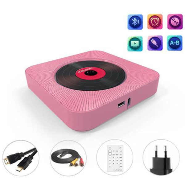 EFUTURE Monitoiminen CD / DVD-soitin Bluetooth-kaiutin FM