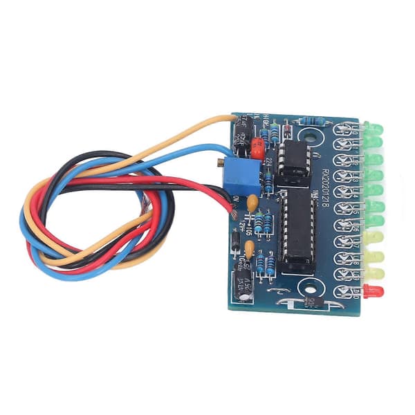 [LCS]LED Audio Level Indicator Module 10 Segment 11 stk. 3mm LED'er Audio Level Indicator Board til VU Meter Forforstærker