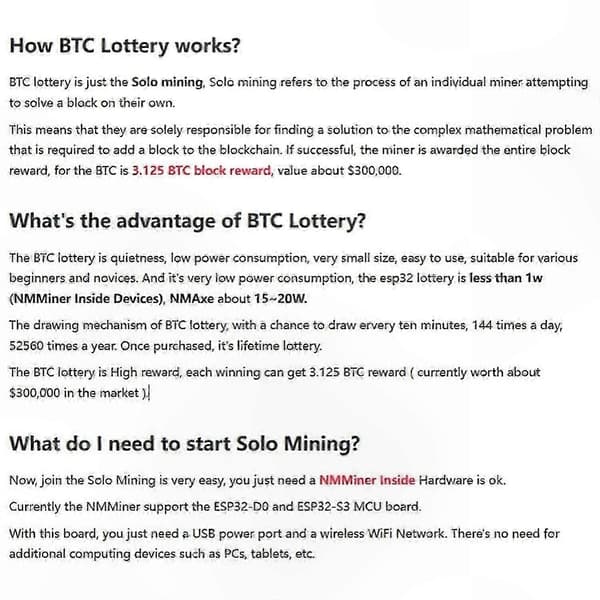 [LCS]NerdMiner V2 ESP32 Bitcoin Miner 1000KH/s Solo Lottery Crypto 2.8 tommer skærm