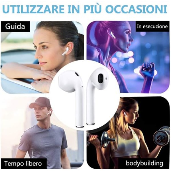 TWS i200 In-Ear -nappikuulokkeet Bluetooth 5.0 langattomat kuulokkeet iO:lle