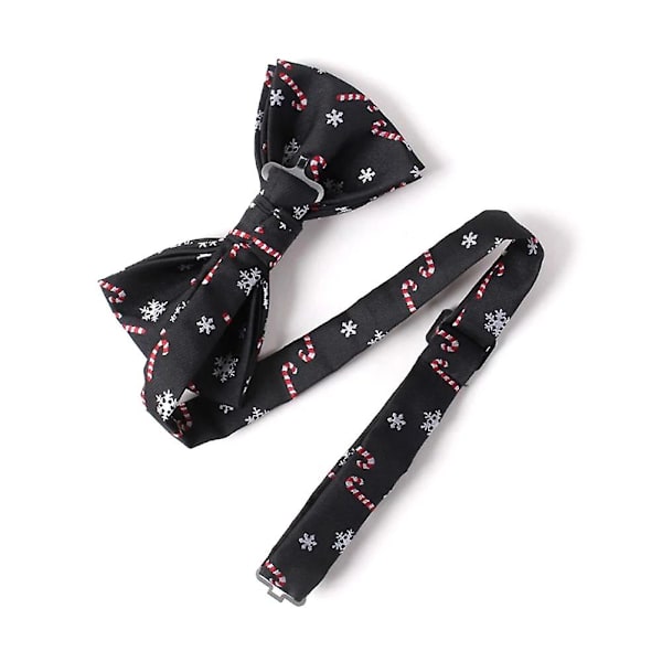 Julesløjfe til slips Julemand Snefnug Justerbare butterfly Style D